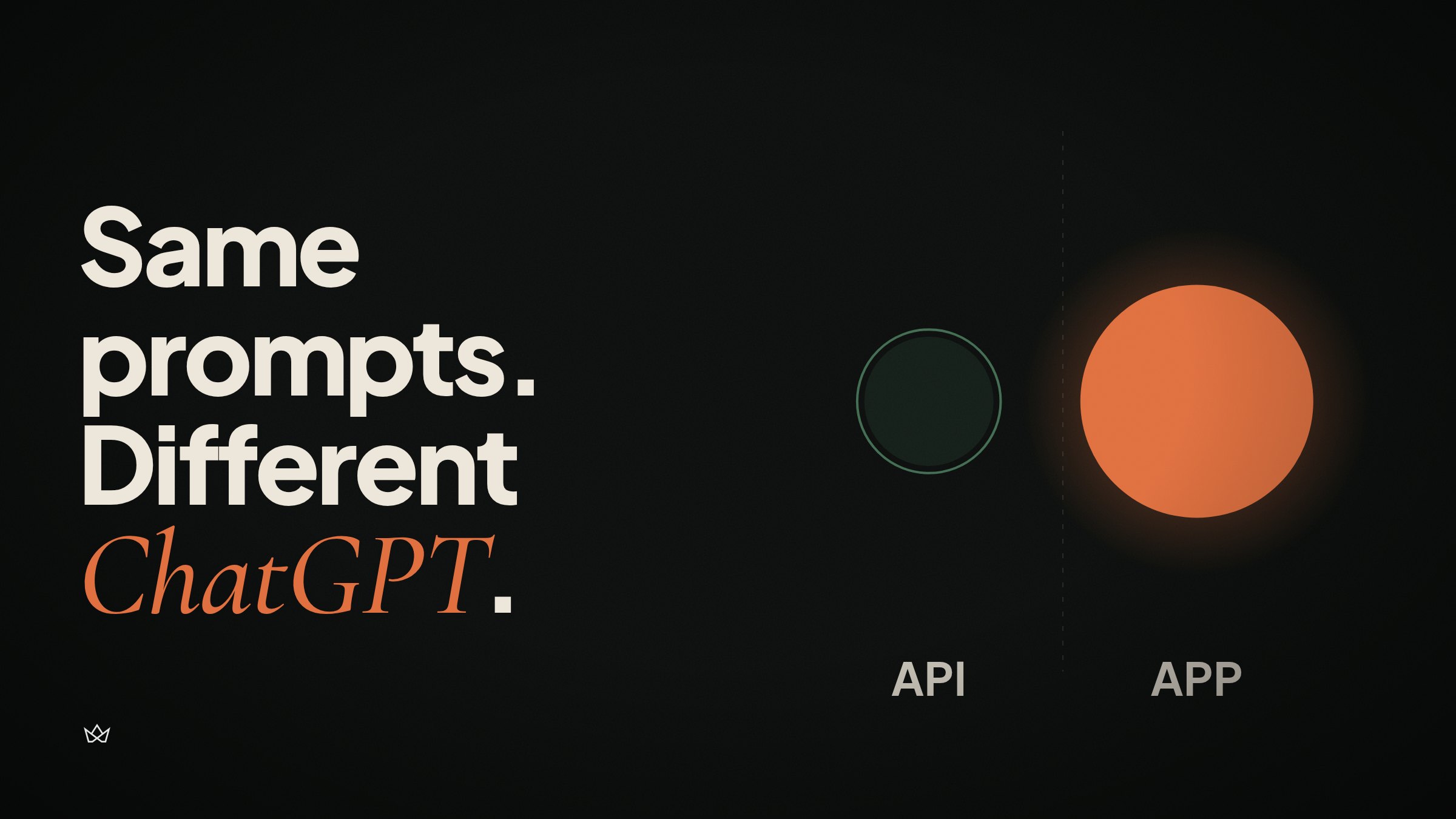 The ChatGPT You Use Isn't the ChatGPT the API Returns